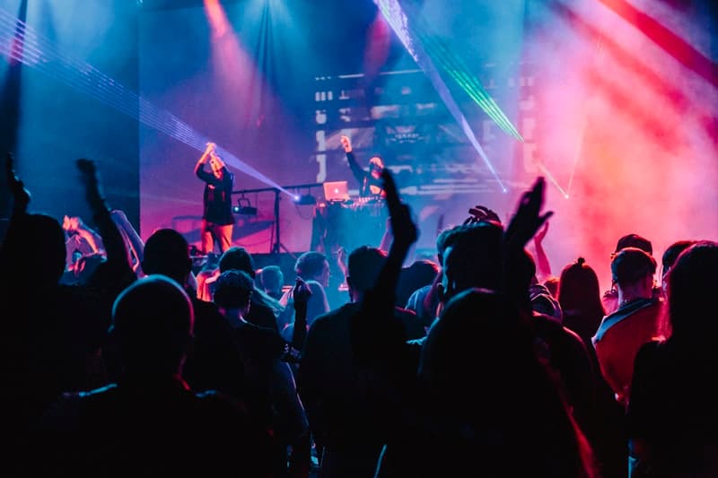 Festival crowd energy